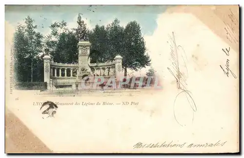 Cartes postales Lyon Monument des Legions du Rhone