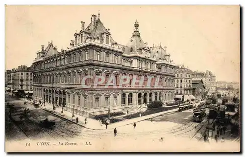 Cartes postales Lyon La Bourse