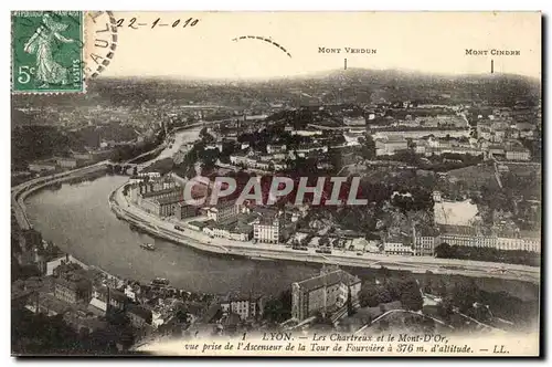 Ansichtskarte AK Lyon Les Chartreux et le Mont d&#39or