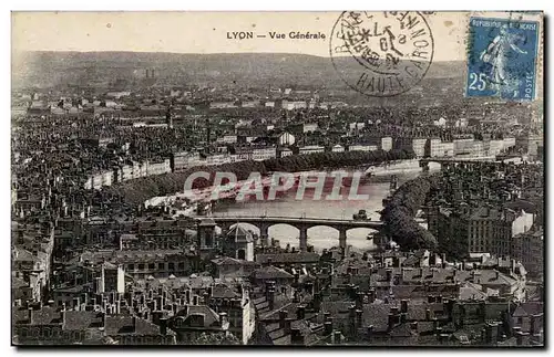 Cartes postales Lyon Vue generale