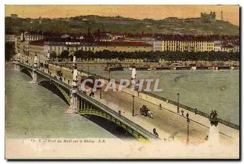 Ansichtskarte AK Lyon pont du Midi sur le Rhone