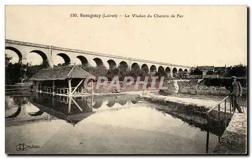 Cartes postales Beaugency Le viaduc du chemin de fer