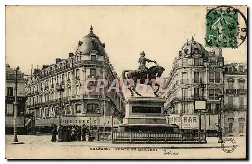 Cartes postales Orleans Place du Martroi