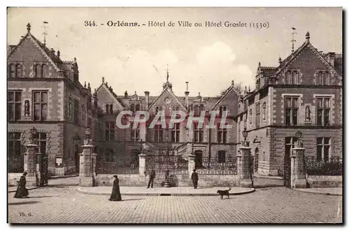 Ansichtskarte AK Orleans Hotel de ville ou Hotel GRoslot