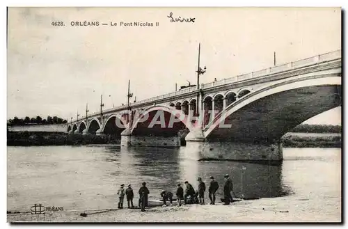 Ansichtskarte AK Orleans Le pont Nicolas II