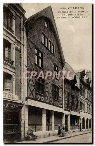 Ansichtskarte AK Orleans Facade de la maison de Jeanne d&#39arc