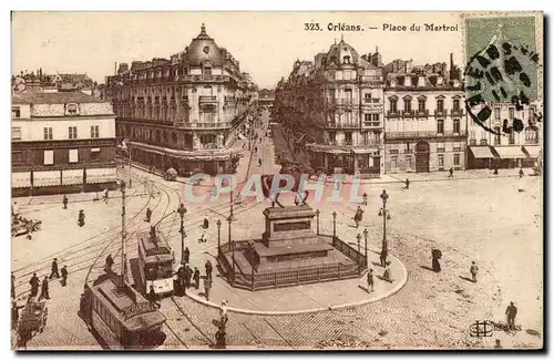 Cartes postales Orleans Place du martroi