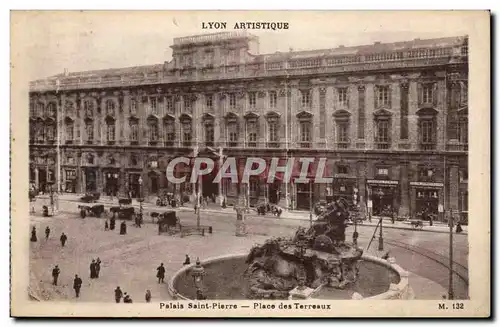 Lyon Ansichtskarte AK Palais St pierre Place des Terreaux