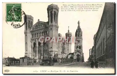 Lyon Cartes postales Basilique de ND de Fourviere