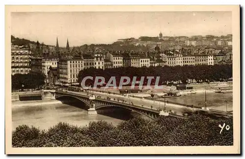 Lyon Ansichtskarte AK Le pont Lafayette sur le Rhone