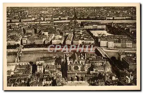 Lyon Cartes postales La ville vue de Fourviere