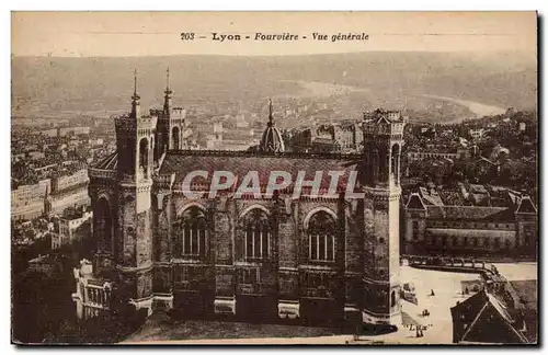 Lyon Cartes postales Fourviere View