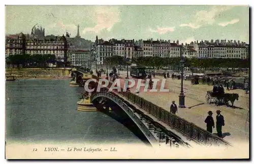 Lyon Cartes postales Le pont Lafayette