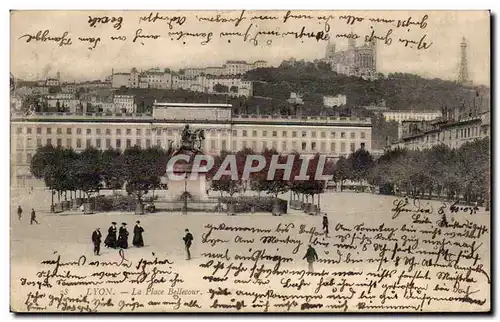 Lyon Cartes postales Place Bellecour