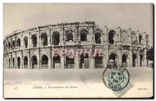 Nimes Cartes postales Les arenes