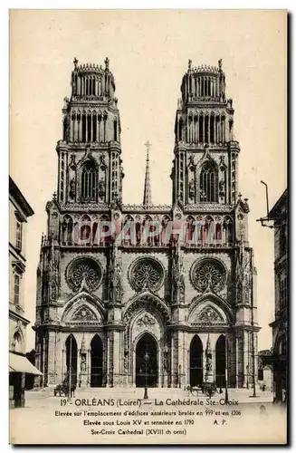 Orleans Cartes postales La cathedrale Ste croix