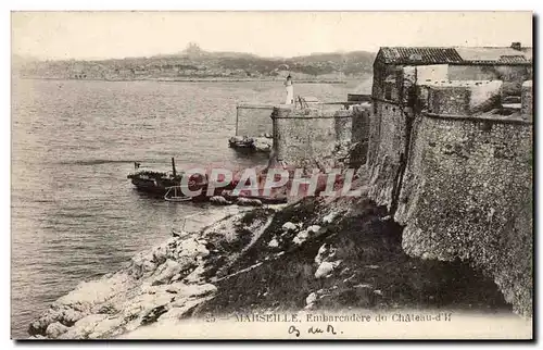 Cartes postales Marseille Embarcadere du chateau d&#39if