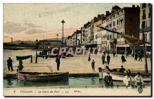 Cartes postales Toulon le carre du port