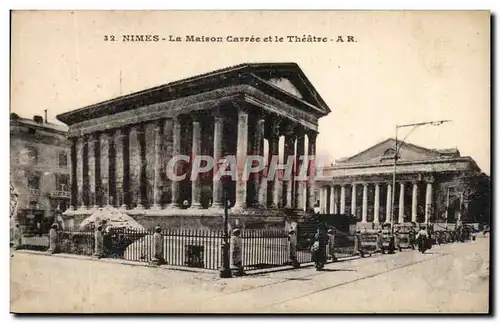 Nimes Cartes postales La maison carree