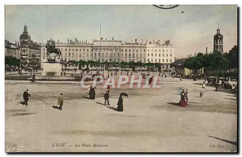 Lyon Cartes postales La place Bellecour