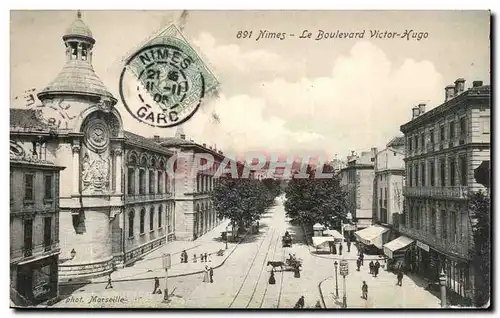 Nimes Cartes postales Boulevard Victor Hugo