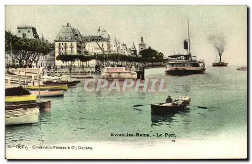 Cartes postales Evian les Bains le port