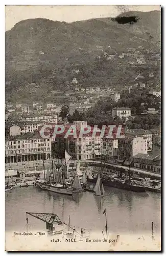 Cartes postales Nice Un coin du port