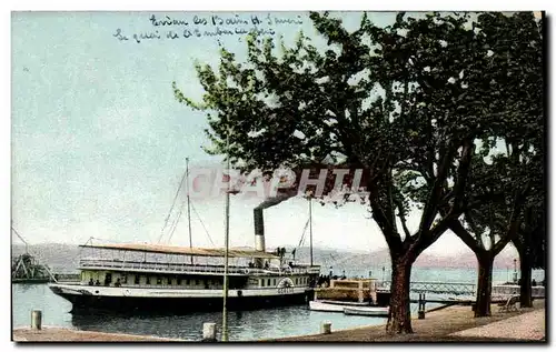 Cartes postales Evian les Bains Bateau Geneve