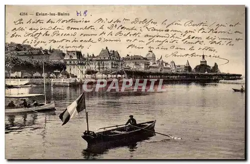 Cartes postales Evian les Bains Bateau