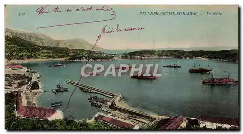 Cartes postales Villefranche sur Mer La rade