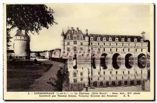 Cartes postales moderne Chenonceaux Le chateau Construit par Thomas Bohier Tresorier general des Finances