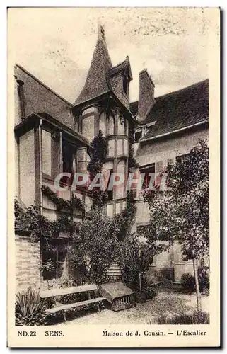 Cartes postales Sens Maison de J Cousin l&#39escalier