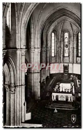 Moderne Karte Abbaye de la Pierre qui Vire Interieur de l&#39eglise