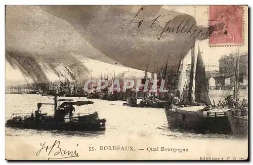 Cartes postales Bordeaux Quai Bourgogne