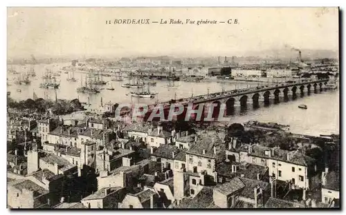 Cartes postales Bordeaux La rade vue generale