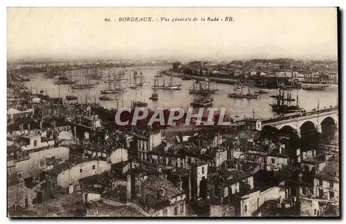 Cartes postales Bordeaux La rade vue generale