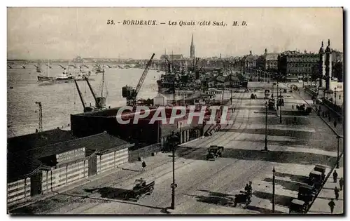 Cartes postales Bordeaux Les quais