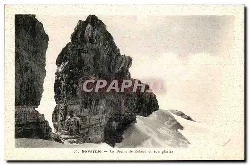 Cartes postales Gavarnie la breche de Roland et son glacier