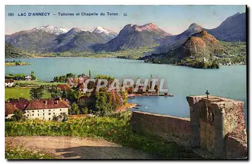 Cartes postales Lake Annecy Talloires and vault of the Strand