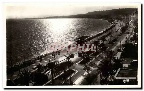 Moderne Karte Nice Coucher de soleil sur la promenade des anglais