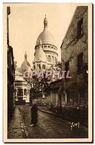 Ansichtskarte AK Paris Montmartre Basilique vue de la rue du Chevalier de la Barre