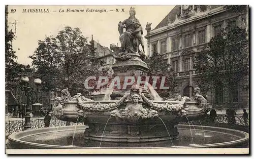 Cartes postales Marseille La fontaine Estranguin