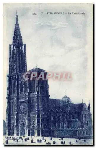 Cartes postales Strasbourg La cathedrale