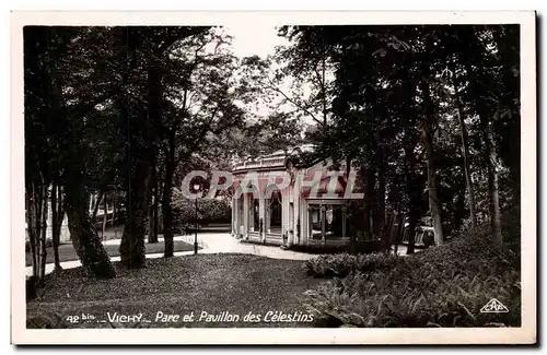 Cartes postales Vichy Parc et pavillon des Celestins