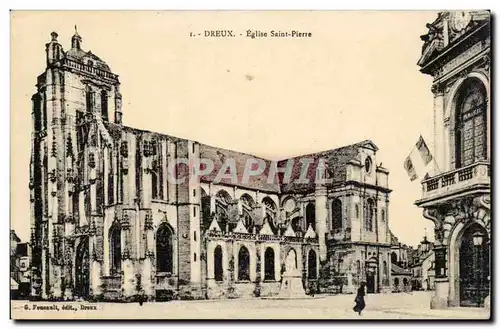 Cartes postales Dreux Eglise St Pierre