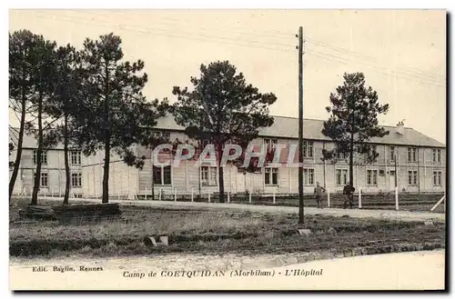 Ansichtskarte AK Militaria Camp de Coetquidan L&#39hopital