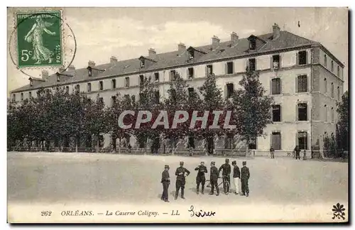 Cartes postales Militaria Orleans La caserne Coligny