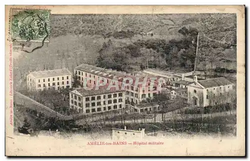 Ansichtskarte AK Militaria Amelie les Bains Hopital militaire