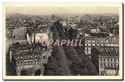 Cartes postales Paris Arc de triomphe de l&#39Etoile Avenue de Friedland Hotel Napoleon