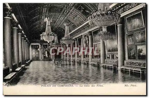 Cartes postales Palais de Compiegne La salle des fetes